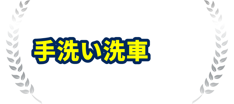プロが対応する手洗い洗車のみも予約受付中！